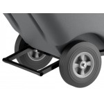 Lavex 1 Cubic Yard Gray Light-Duty Tilt Truck / Trash Cart (850 lb. Capacity)