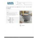 Lavex 1 Cubic Yard Gray Light-Duty Tilt Truck / Trash Cart (850 lb. Capacity)