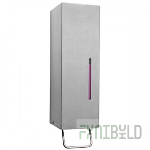 Bobrick B-26617 TrimLineSeries 1000 mL Stainless Steel Surface-Mounted Liquid Hand / Dish Soap Dispenser