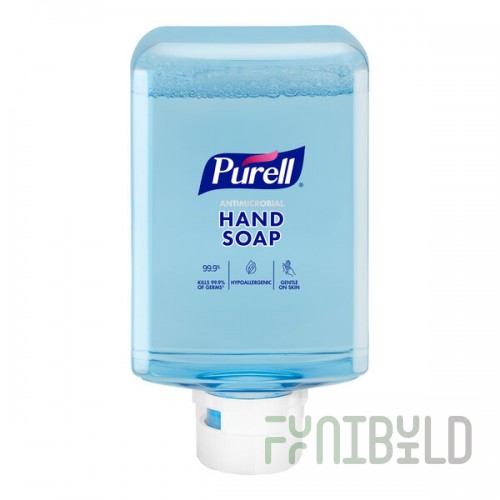 PURELL® 8382-02 ES10 1,200 mL Plum Scented Antimicrobial Foaming Hand Soap - 2/Case