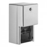 Bobrick B-7686 ClassicSeries Surface-Mounted Double Toilet Tissue Dispenser with Bright Polished Finish