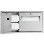 Bobrick B-7686 ClassicSeries Surface-Mounted Double Toilet Tissue Dispenser with Bright Polished Finish