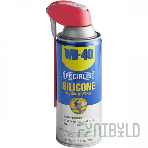 WD-40 300012 Specialist 11 oz. Water Resistant Silicone Lubricant Spray with Smart Straw - 6/Case