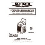 AlorAir Storm Pro 85 Red Smart Wi-Fi Enabled Commercial Dehumidifier with Pump - 115V