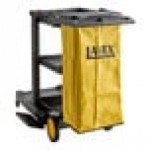Lavex Premium Black 3-Shelf Janitor Cart Kit with Yellow Bag, Black Zippered Bag, and Lid Lavex Premium Black 3-Shelf Janitor Cart Kit with Yellow Bag, Black Zippered Bag, and Lid