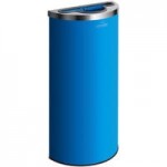 Lancaster Table & Seating 40 Gallon Black Perforated Powder-Coated Metal Square Decorative Trash Can