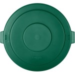 Carlisle 84105609 Bronco 55 Gallon Green Flat Round Trash Can Lid