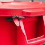 Rubbermaid® BRUTE 55 Gallon Red Round Trash Can and Lid Rubbermaid® BRUTE 55 Gallon Red Round Trash Can and Lid