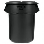 Rubbermaid® BRUTE 55 Gallon Red Round Trash Can and Lid Rubbermaid® BRUTE 55 Gallon Red Round Trash Can and Lid