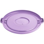 Lavex 44 Gallon Purple Round Commercial Trash Can Lid