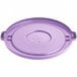 Lavex 44 Gallon Purple Round Commercial Trash Can Lid