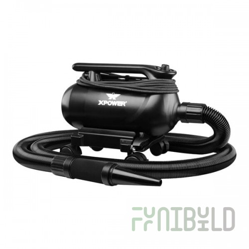 XPOWER A-16 Professional Car Dryer Blower with Mobile Dock - 6 hp, 115V
