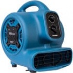 XPOWER P-230AT-Blue 3-Speed Compact Air Mover with GFCI Power Outlets and Timer - 1/4 hp XPOWER P-230AT-Blue 3-Speed Compact Air Mover with GFCI Power Outlets and Timer - 1/4 hp