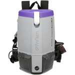ProTeam 107743 Super Coach Pro 6 Qt. Backpack Vacuum with 107628 Telescoping Wand and 107016 Xover Floor Tool