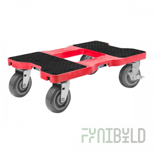 Snap-Loc E-Track Super-Duty 1,800 lb. Red Dolly SL1800D6R