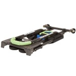 Cosco 300 lb. Blue and Green 2-in-1 Multi-Position Folding Hand Truck and Cart 12222PBG1E