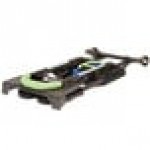 Cosco 300 lb. Blue and Green 2-in-1 Multi-Position Folding Hand Truck and Cart 12222PBG1E