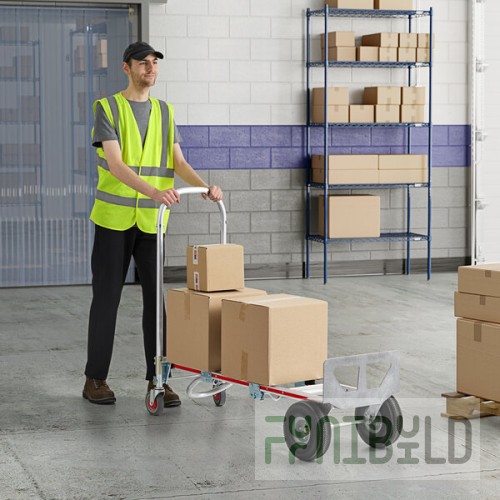 Magliner Gemini Sr. 500 lb. 2-in-1 Convertible Hand Truck with 10