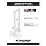 Magliner Gemini Sr. 500 lb. 2-in-1 Convertible Hand Truck with 10