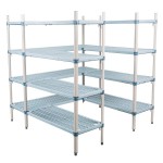 Metro MetroMax Q 6' x 6' Walk-In Shelving Unit Kit with S-Hooks Metro MetroMax Q 6' x 6' Walk-In Shelving Unit Kit with S-Hooks