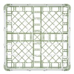 Vollrath 52692 Signature Lemon Drop Full-Size Light Green 20-Compartment 3 1/4