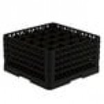 Vollrath TR6BBBB Traex® Full-Size Black 25-Compartment 9 7/16