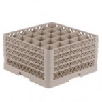 Vollrath TR6BBBB Traex® Full-Size Black 25-Compartment 9 7/16