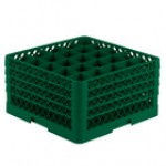 Vollrath TR6BBBB Traex® Full-Size Black 25-Compartment 9 7/16