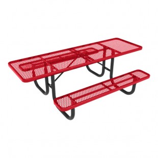 Ultra Site 8' Red Extra Heavy-Duty Double-Sided ADA Rectangular Diamond Table 96 Ultra Site 8' Red Extra Heavy-Duty Double-Sided ADA Rectangular Diamond Table 96