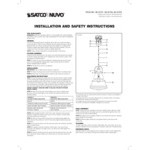 SATCO/NUVO Basel 1-Light Pendant Light with Clear Glass and Aged Bronze Finish - 120V, 100W