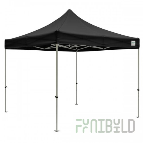Caravan Canopy 21003305051 Displayshade 10' x 10' Black Light-Duty Commercial Grade Instant Canopy Deluxe Kit