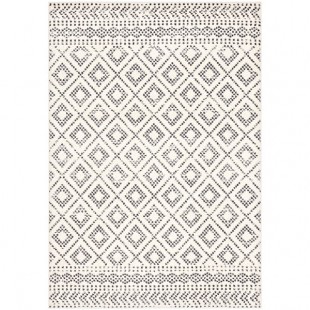 Abani Casa Collection 4' x 6' Cream / Gray Moroccan Rustic Area Rug