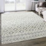 Abani Casa Collection 4' x 6' Cream / Gray Moroccan Rustic Area Rug Abani Casa Collection 4' x 6' Cream / Gray Moroccan Rustic Area Rug