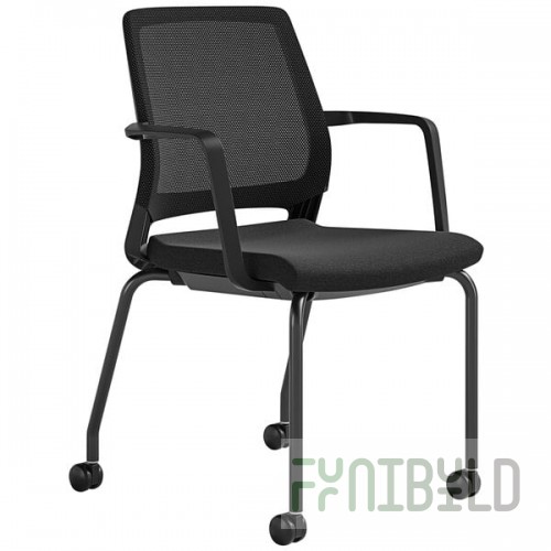 Safco Medina Black Guest Chair - 2/Pack