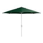 Lancaster Table & Seating 11' Round Forest Green Crank Lift Silver Aluminum Umbrella Lancaster Table & Seating 11' Round Forest Green Crank Lift Silver Aluminum Umbrella