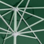 Lancaster Table & Seating 11' Round Forest Green Crank Lift Silver Aluminum Umbrella Lancaster Table & Seating 11' Round Forest Green Crank Lift Silver Aluminum Umbrella