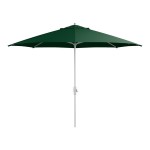 Lancaster Table & Seating 11' Round Forest Green Crank Lift Silver Aluminum Umbrella Lancaster Table & Seating 11' Round Forest Green Crank Lift Silver Aluminum Umbrella
