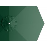 Lancaster Table & Seating 11' Round Forest Green Crank Lift Silver Aluminum Umbrella Lancaster Table & Seating 11' Round Forest Green Crank Lift Silver Aluminum Umbrella