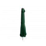 Lancaster Table & Seating 11' Round Forest Green Crank Lift Silver Aluminum Umbrella Lancaster Table & Seating 11' Round Forest Green Crank Lift Silver Aluminum Umbrella