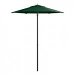 Lancaster Table & Seating 11' Round Forest Green Crank Lift Silver Aluminum Umbrella Lancaster Table & Seating 11' Round Forest Green Crank Lift Silver Aluminum Umbrella