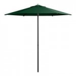 Lancaster Table & Seating 11' Round Forest Green Crank Lift Silver Aluminum Umbrella Lancaster Table & Seating 11' Round Forest Green Crank Lift Silver Aluminum Umbrella