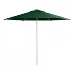 Lancaster Table & Seating 11' Round Forest Green Crank Lift Silver Aluminum Umbrella Lancaster Table & Seating 11' Round Forest Green Crank Lift Silver Aluminum Umbrella