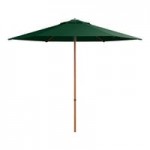 Lancaster Table & Seating 11' Round Forest Green Crank Lift Silver Aluminum Umbrella Lancaster Table & Seating 11' Round Forest Green Crank Lift Silver Aluminum Umbrella