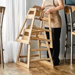 Lancaster Table & Seating Standard Height Wooden High Chair with Natural Finish - Unassembled Lancaster Table & Seating Standard Height Wooden High Chair with Natural Finish - Unassembled