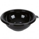 Fineline 5024-CL Super Bowl 24 oz. Clear PET Plastic Bowl - 100/Case