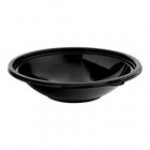 Visions 32 oz. Clear PET Plastic Round Wide Catering / Serving Bowl - 50/Case