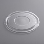 Visions 32 oz. Clear PET Plastic Round Wide Catering / Serving Bowl - 50/Case