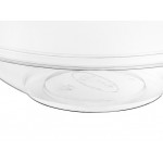 Visions 32 oz. Clear PET Plastic Round Wide Catering / Serving Bowl - 50/Case