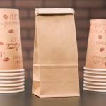 Choice 1/2 lb. Brown Kraft Customizable Paper Coffee Bag with Reclosable Tin Tie - 1,000/Case