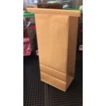 Choice 1/2 lb. Brown Kraft Customizable Paper Coffee Bag with Reclosable Tin Tie - 1,000/Case